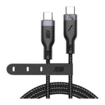 JODA – FIBER 240 كابل C to C 240W 1م أسود