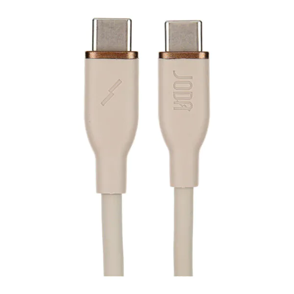 JODA SLIP – كابل C to C سيليكون 60W 1م – ذهبي