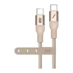 JODA Flex 60 – كابل C to C نايلون 60W 1.2م – ذهبي