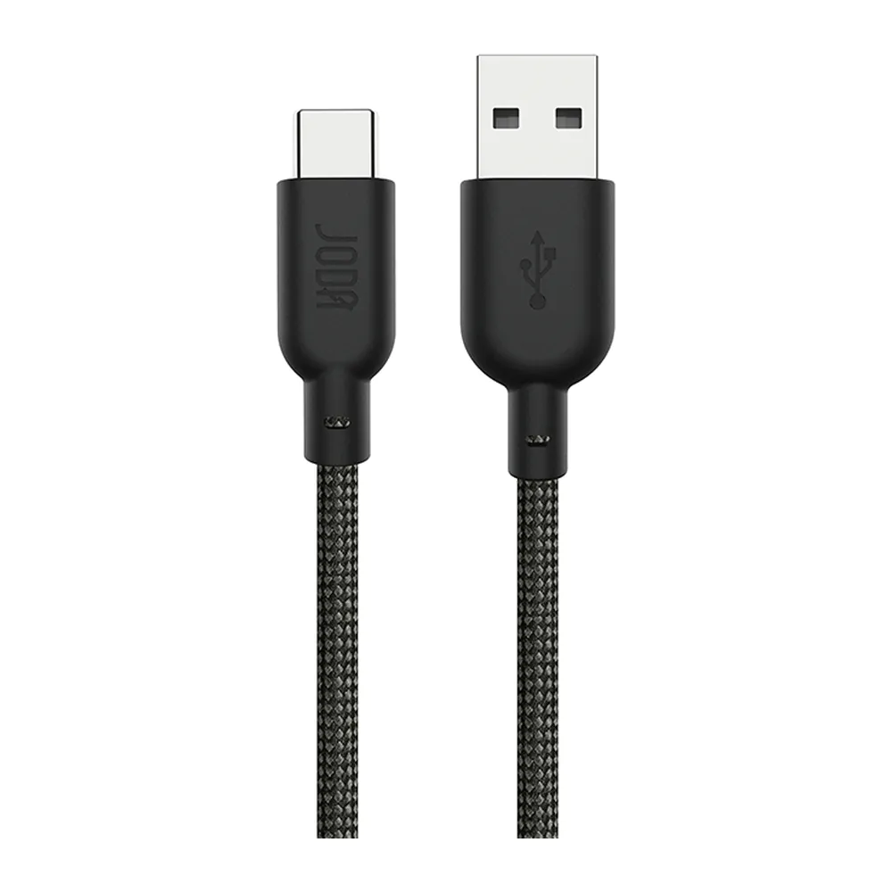JODA – CarFlow كابل USB-A to C نايلون للسيارة JODA – CarFlow كابل USB-A to C نايلون للسيارة