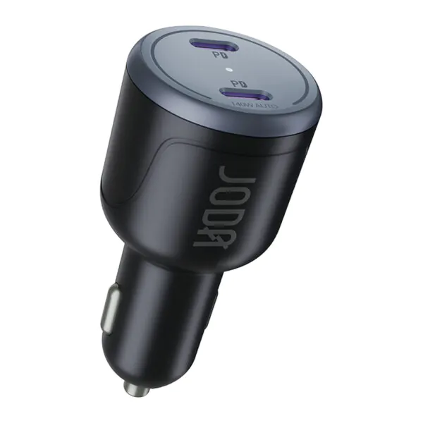 JODA – CarBolt 140 شاحن سيارة PD 140W أسود