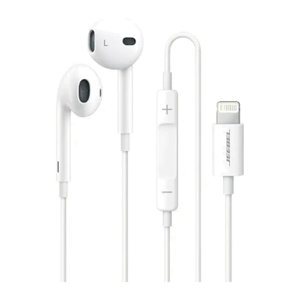 Jeebel – سماعات سلكية Lightning MFi أبيض JE-B352 Jeebel – سماعات سلكية Lightning MFi أبيض JE-B352