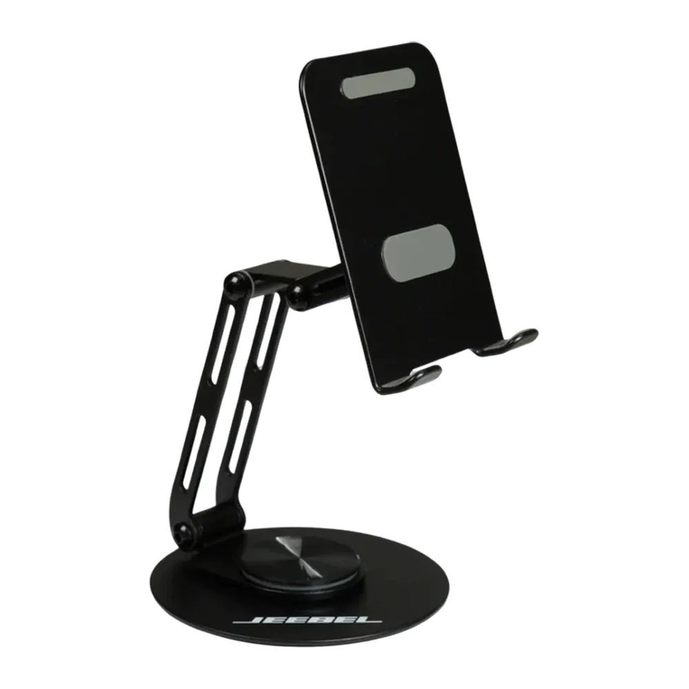 Jeebel – حامل مكتبي معدني قابل للدوران 360 درجة JE-B385 Jeebel – حامل مكتبي معدني قابل للدوران 360 درجة JE-B385