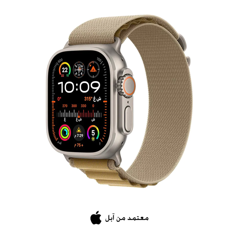 Apple – Ultra 2 49 ملم Cellular طبيعي تيتانيوم Apple – Ultra 2 49 ملم Cellular طبيعي تيتانيوم