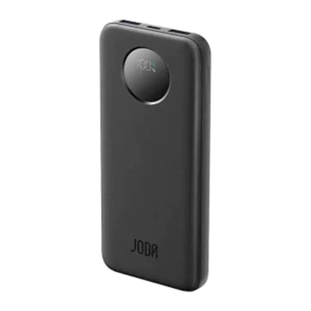 JODA – BASIC 10E باور بنك 10000mAh 22.5W شاشة LED أسود JODA – BASIC 10E باور بنك 10000mAh 22.5W شاشة LED أسود