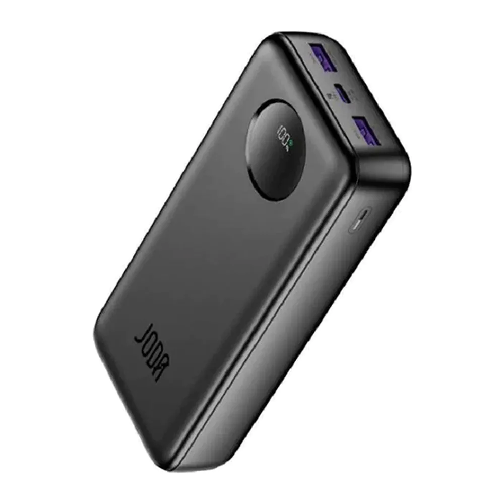 JODA – BASIC 20E باور بنك 20000mAh 22.5W شاشة LED أسود