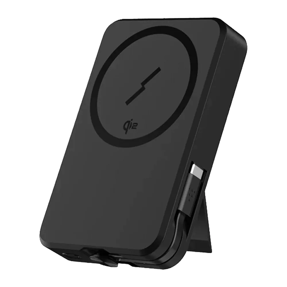 JODA – MagQ 10 باور بنك لاسلكي Qi2 10000mAh كابل مدمج أسود JODA – MagQ 10 باور بنك لاسلكي Qi2 10000mAh كابل مدمج أسود