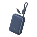 JODA Halo 10 – باور بنك 10000mAh 22.5W كابل مدمج – أزرق غامق