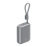JODA Halo 10 – باور بنك 10000mAh 22.5W كابل مدمج – رمادي