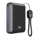 JODA Metix 18 – باور بنك 18000mAh 22.5W كابل – أسود