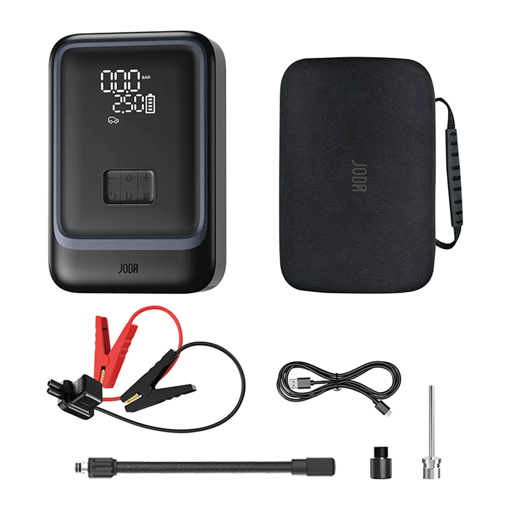 JODA – AirVolt بادئ تشغيل وضاغط هواء 8000mAh 160PSI JODA – AirVolt بادئ تشغيل وضاغط هواء 8000mAh 160PSI