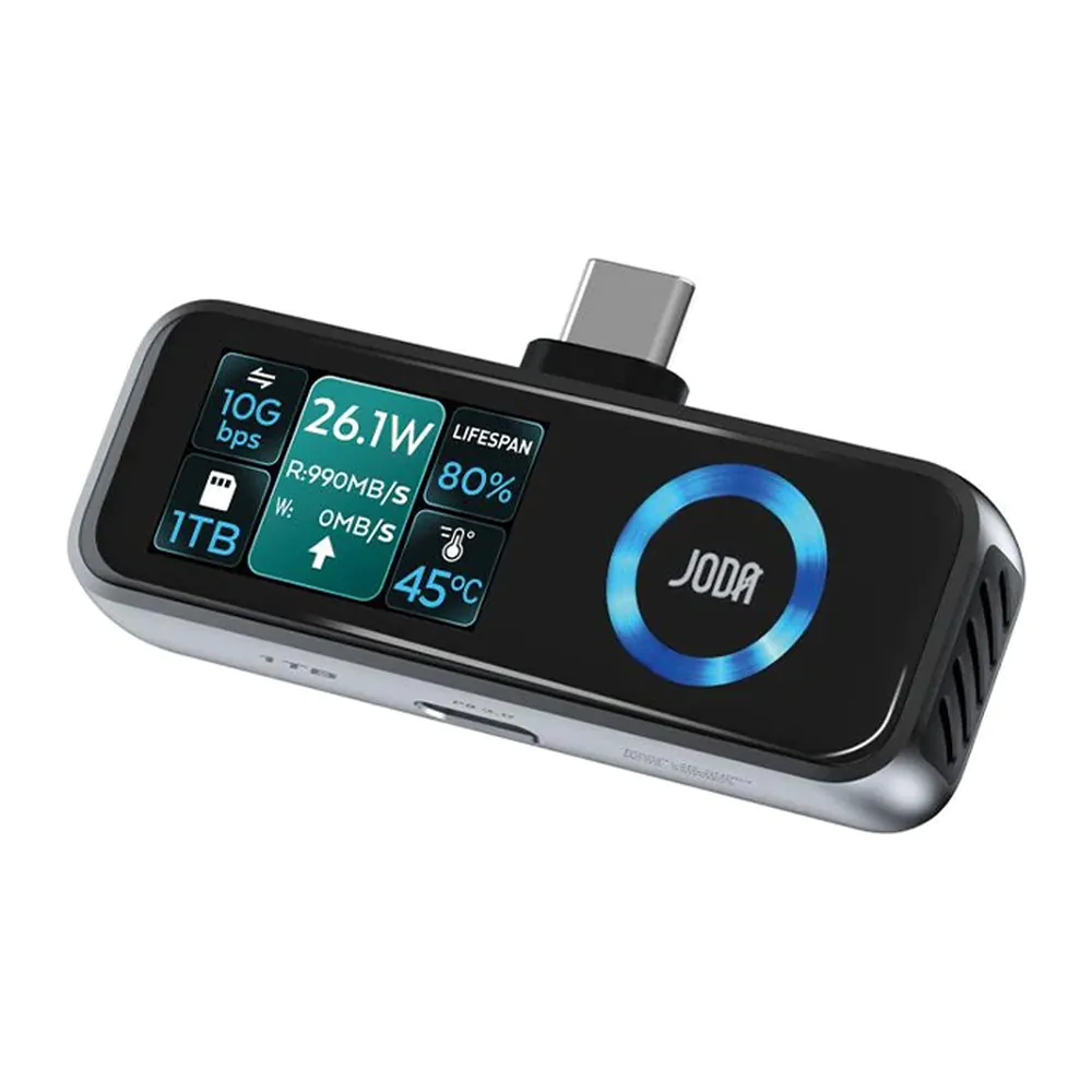 JODA – SSD محمول 1TB USB-C – أسود JODA – SSD محمول 1TB USB-C – أسود