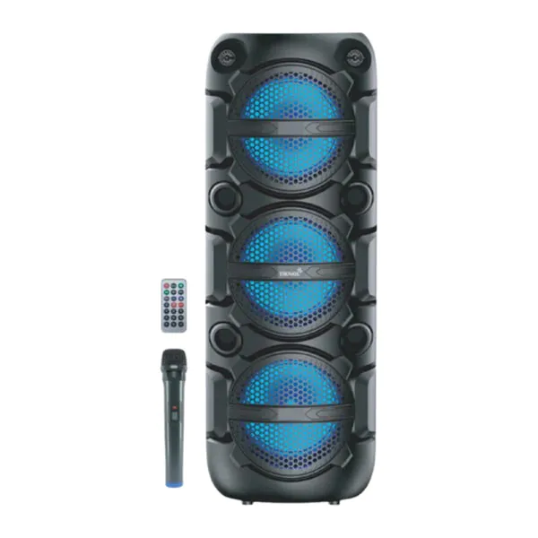 Tiknal – مكبر صوت حفلات محمول 8 بوصة مع مايك و LED TK-H104
