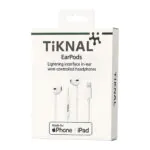 Tiknal – سماعات Lightning EarPods MFi مع ميكروفون TK-H357