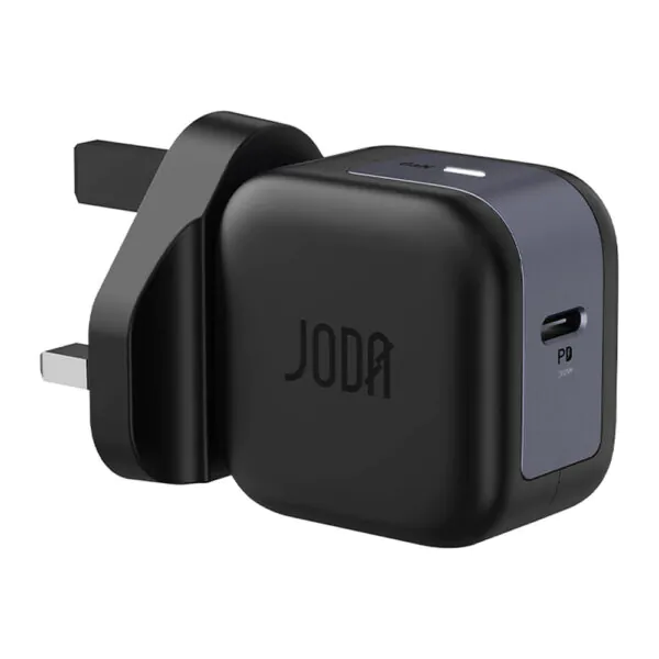 JODA – شاحن حائط GaN USB-C 30W – أسود