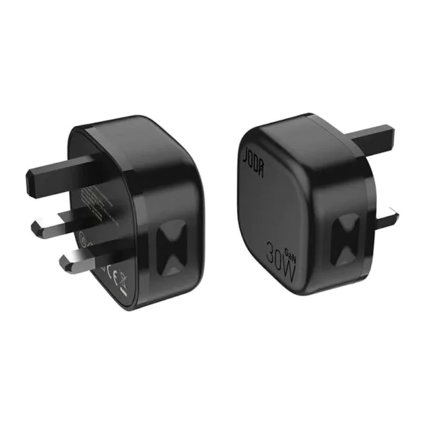 JODA VoltPod 30 – شاحن حائط GaN 30W – أسود
