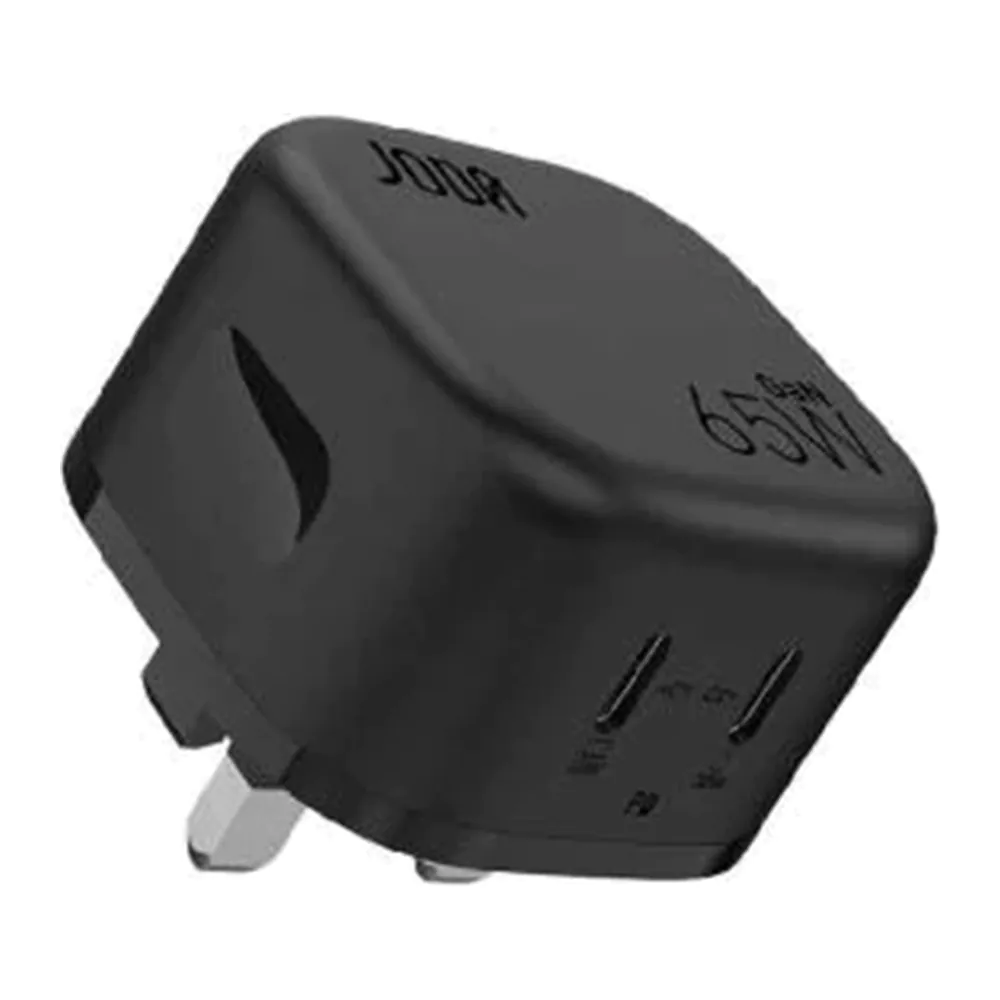 JODA VoltPod 65 – شاحن حائط GaN 65W – أسود