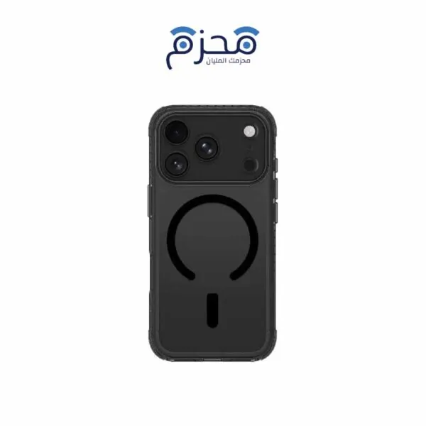 ميزنج ثينج - كفر Titan Pro Lens مع حماية للكاميرا ودعم ماج سيف لآيفون 18 برو - أسود