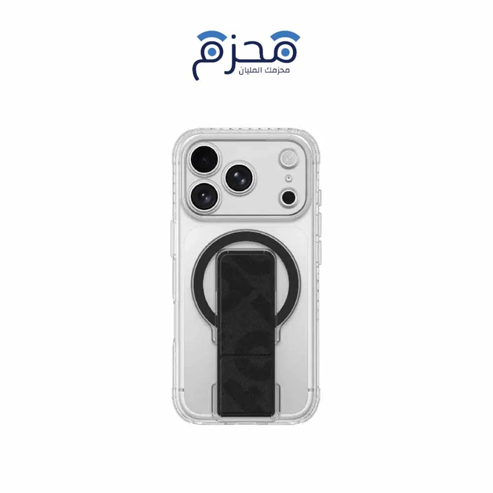 AMZT-CASE-18P-CLR-3 أميزنج ثينج - كفر Titan Pro مع ماج سيف ومسكة خلفية قابلة للفتح لآيفون 18 برو - شفاف - الصورة 1