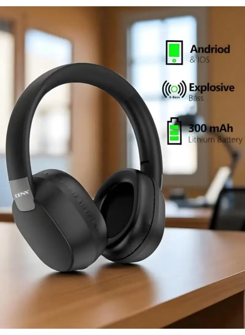 ⁦DENX - سماعات رأس لاسلكية بلوتوث DX655⁩ - الصورة ⁦2⁩